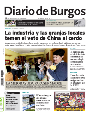 Portada Diario de Burgos
