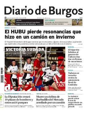 Portada Diario de Burgos