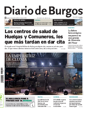 Portada Diario de Burgos