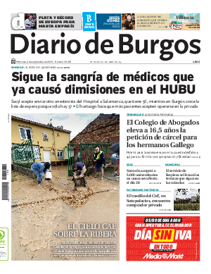 Portada Diario de Burgos