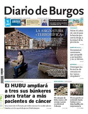 Portada Diario de Burgos