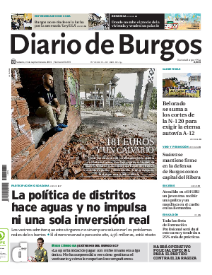 Portada Diario de Burgos