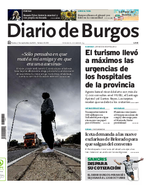 Portada Diario de Burgos