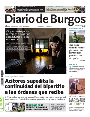 Portada Diario de Burgos