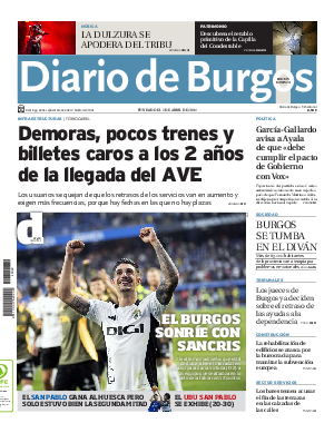 Portada Diario de Burgos