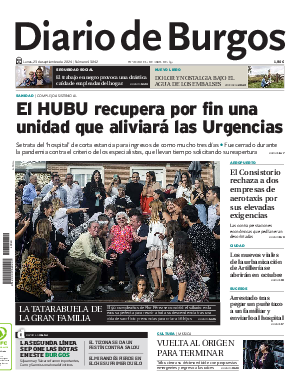 Portada Diario de Burgos