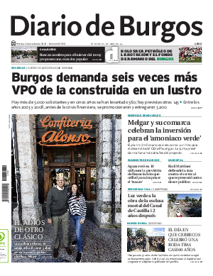 Portada Diario de Burgos