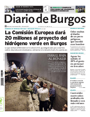 Portada Diario de Burgos