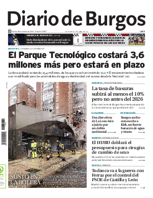 Portada Diario de Burgos