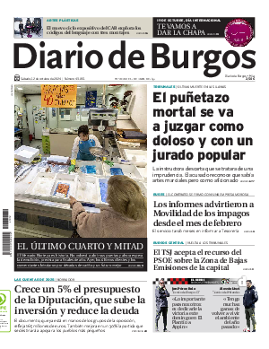 Portada Diario de Burgos