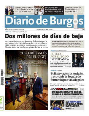 Portada Diario de Burgos