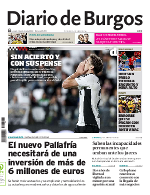 Portada Diario de Burgos