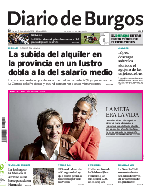 Portada Diario de Burgos