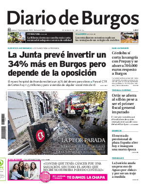 Portada Diario de Burgos