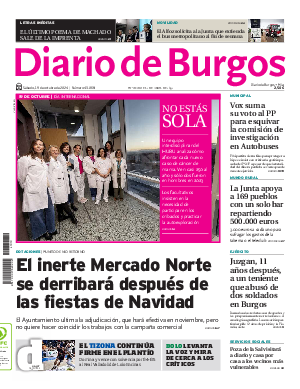 Portada Diario de Burgos