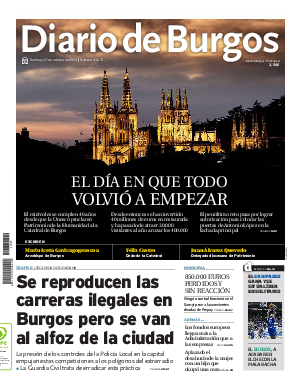 Portada Diario de Burgos