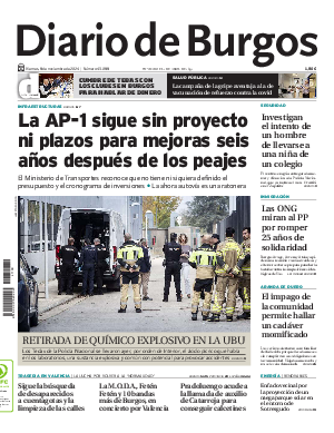 Portada Diario de Burgos