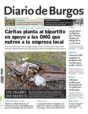 Portada Diario de Burgos