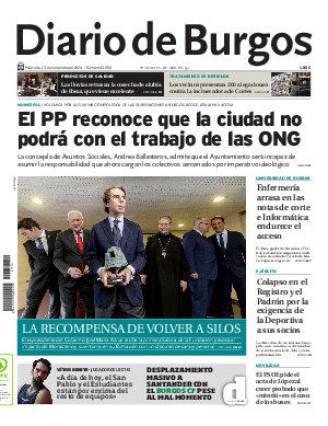 Portada Diario de Burgos