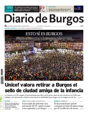 Portada Diario de Burgos