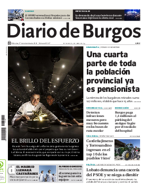 Portada Diario de Burgos