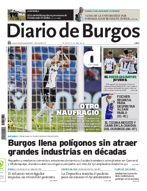 Portada Diario de Burgos