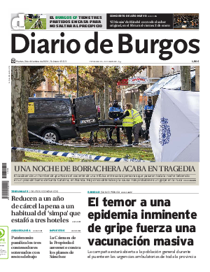 Portada Diario de Burgos