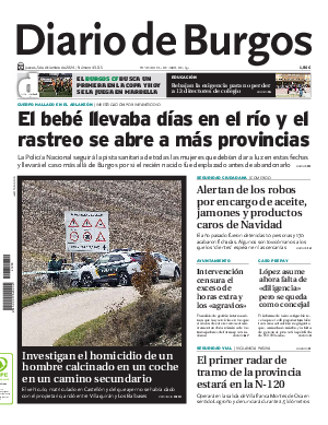 Portada Diario de Burgos