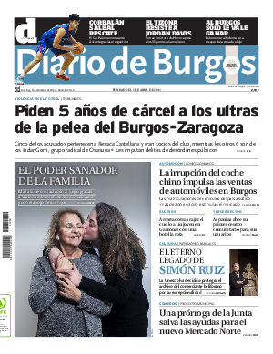 Portada Diario de Burgos