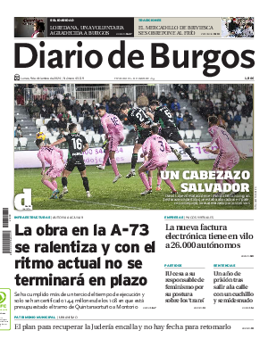 Portada Diario de Burgos