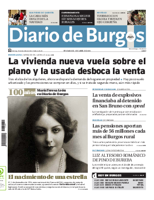 Portada Diario de Burgos