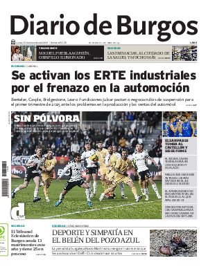 Portada Diario de Burgos