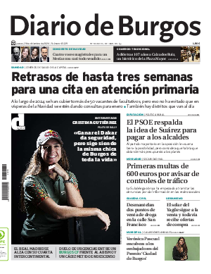 Portada Diario de Burgos