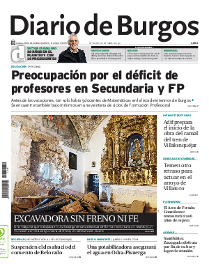 Portada Diario de Burgos