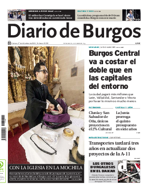 Portada Diario de Burgos