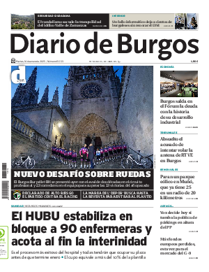 Portada Diario de Burgos