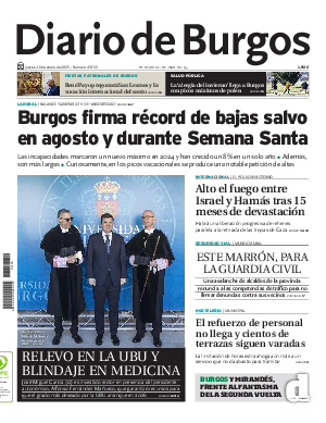 Portada Diario de Burgos