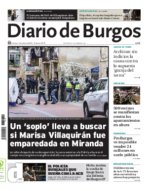 Portada Diario de Burgos