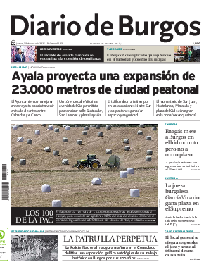 Portada Diario de Burgos