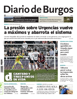 Portada Diario de Burgos