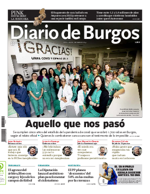 Portada Diario de Burgos