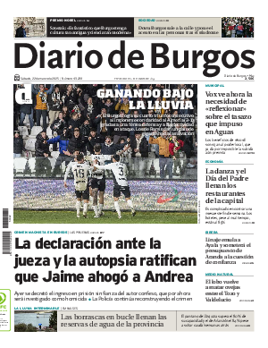 Portada Diario de Burgos