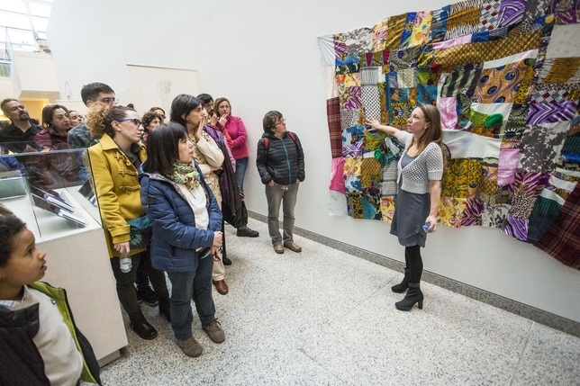 Inauguración de la exposición 'Descosiendo violencias. Creando dignidades'.   / LUIS LÓPEZ ARAICO