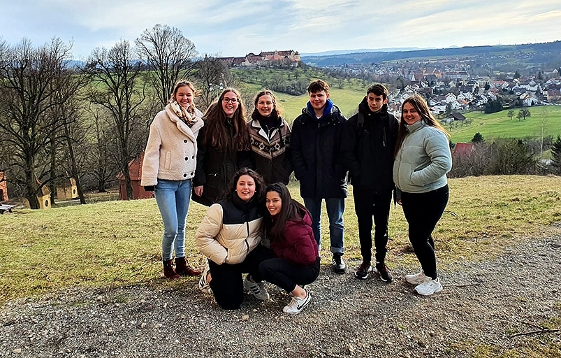 El pasado marzo los alumnos medineses viajaron a Ellwangen. 