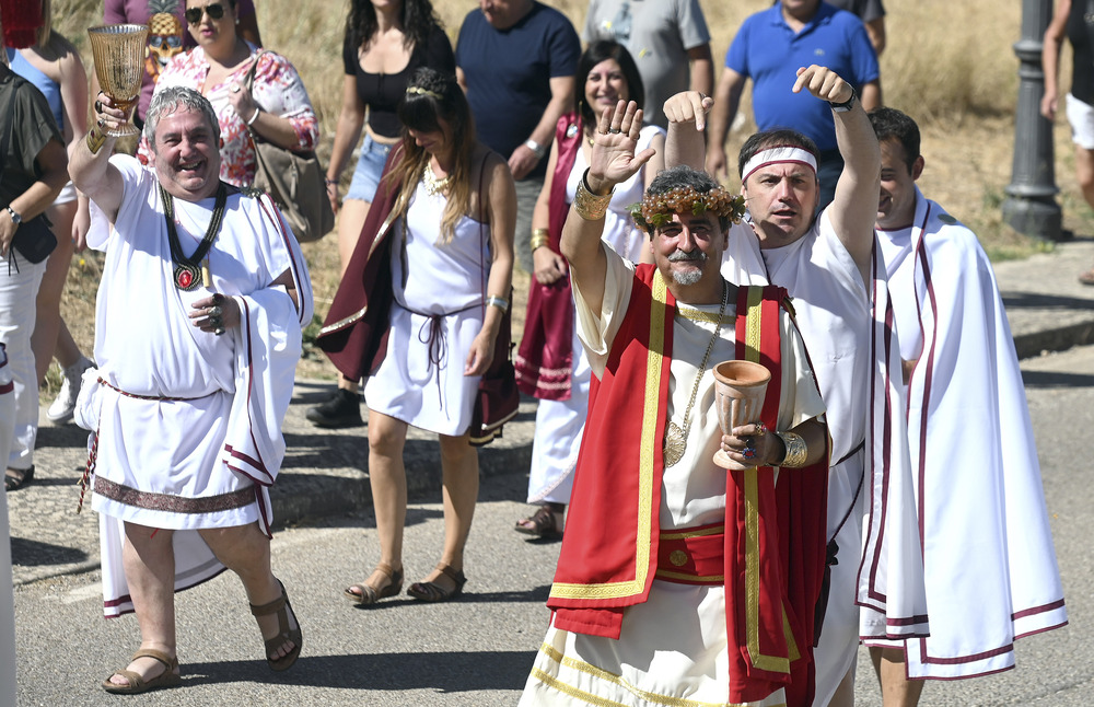 Fiesta Romana en Honor al Dios Baco en Baños de Valdearados.  / RICARDO ORDÓÑEZ (ICAL)