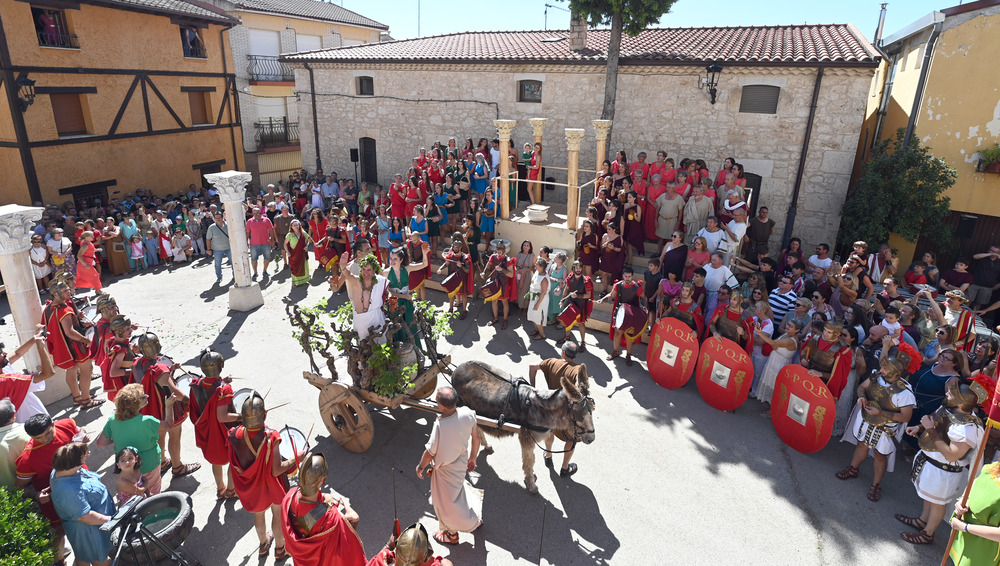 Fiesta Romana en Honor al Dios Baco en Baños de Valdearados.  / RICARDO ORDÓÑEZ (ICAL)