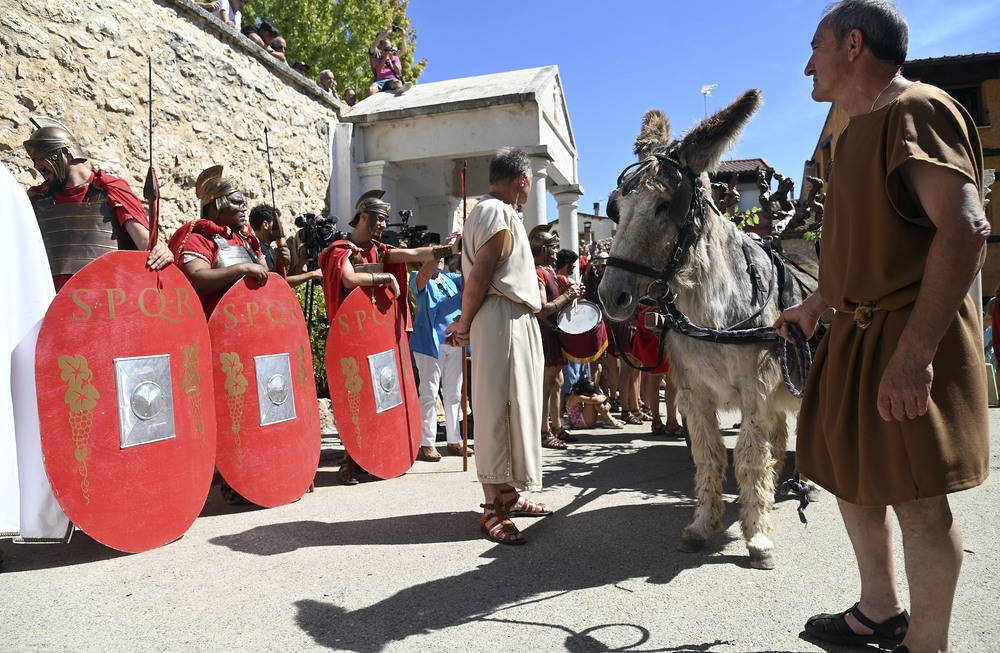 Fiesta Romana en Honor al Dios Baco en Baños de Valdearados.  / RICARDO ORDÓÑEZ (ICAL)