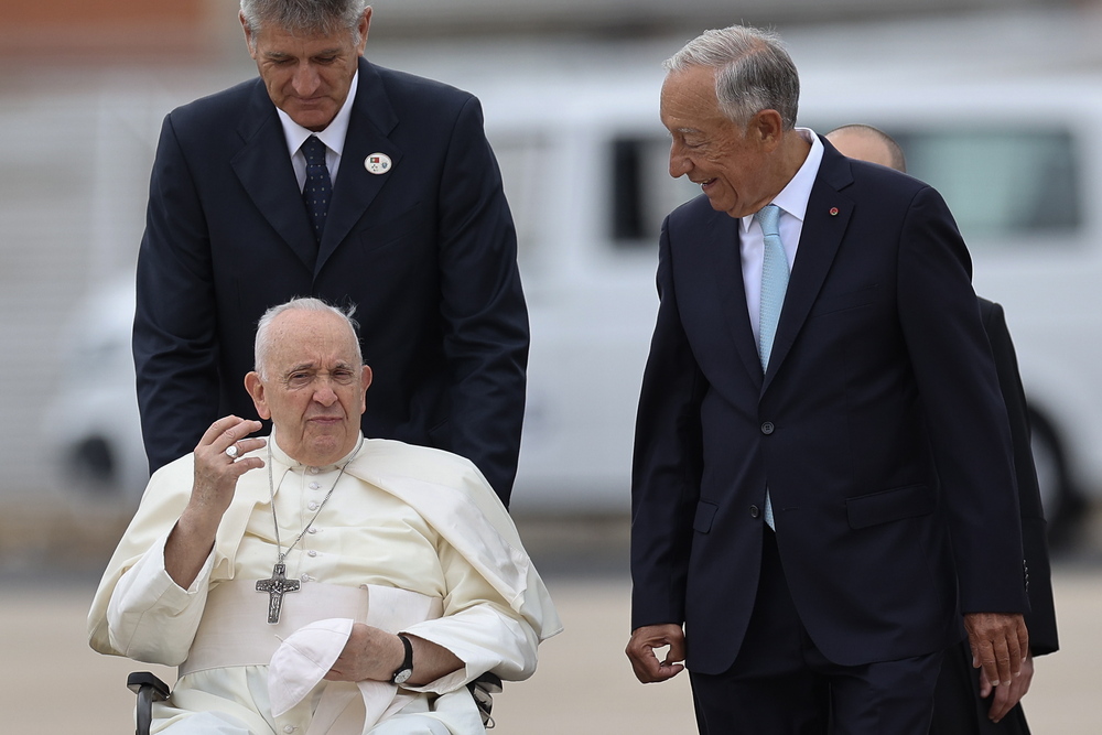 Pope Francis arrives in Portugal for the World Youth Day 2023  / EFE