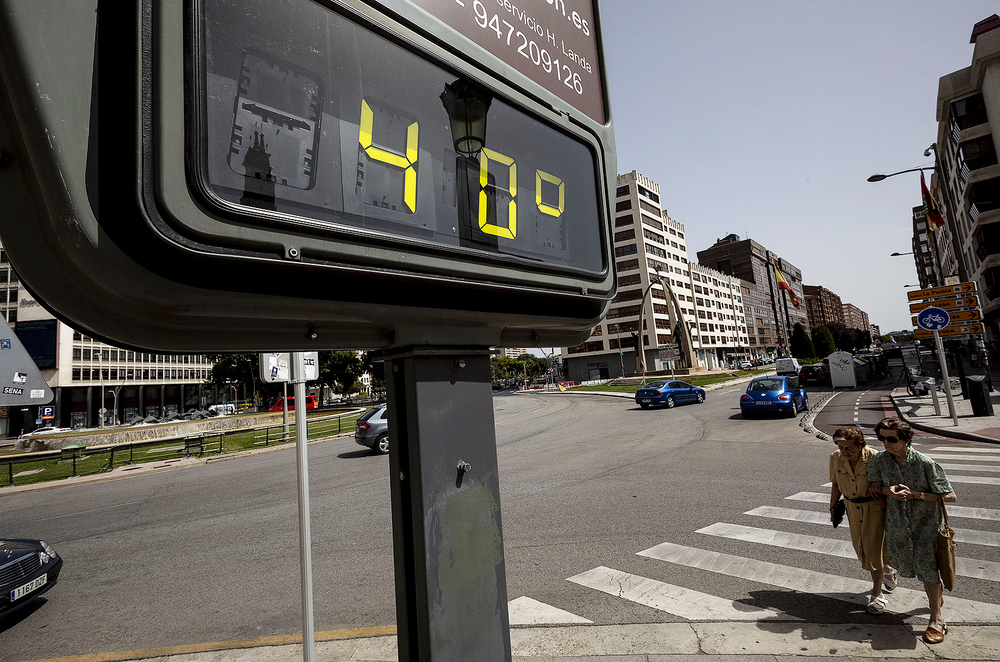 La temperatura del verano en Burgos supera en 1,5 grados la media