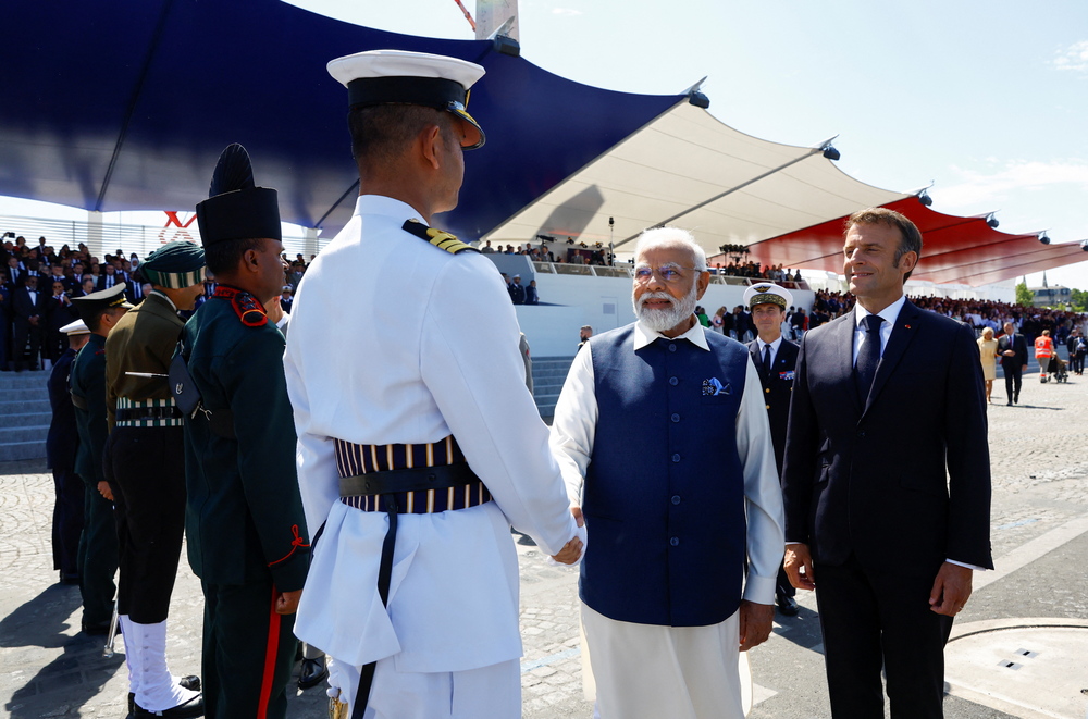 Military Parade marks Bastille Day celebrations in Paris	  / EFE